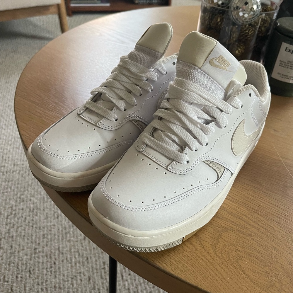 Nike Women's Gamma Force Sneakers - White and Cream